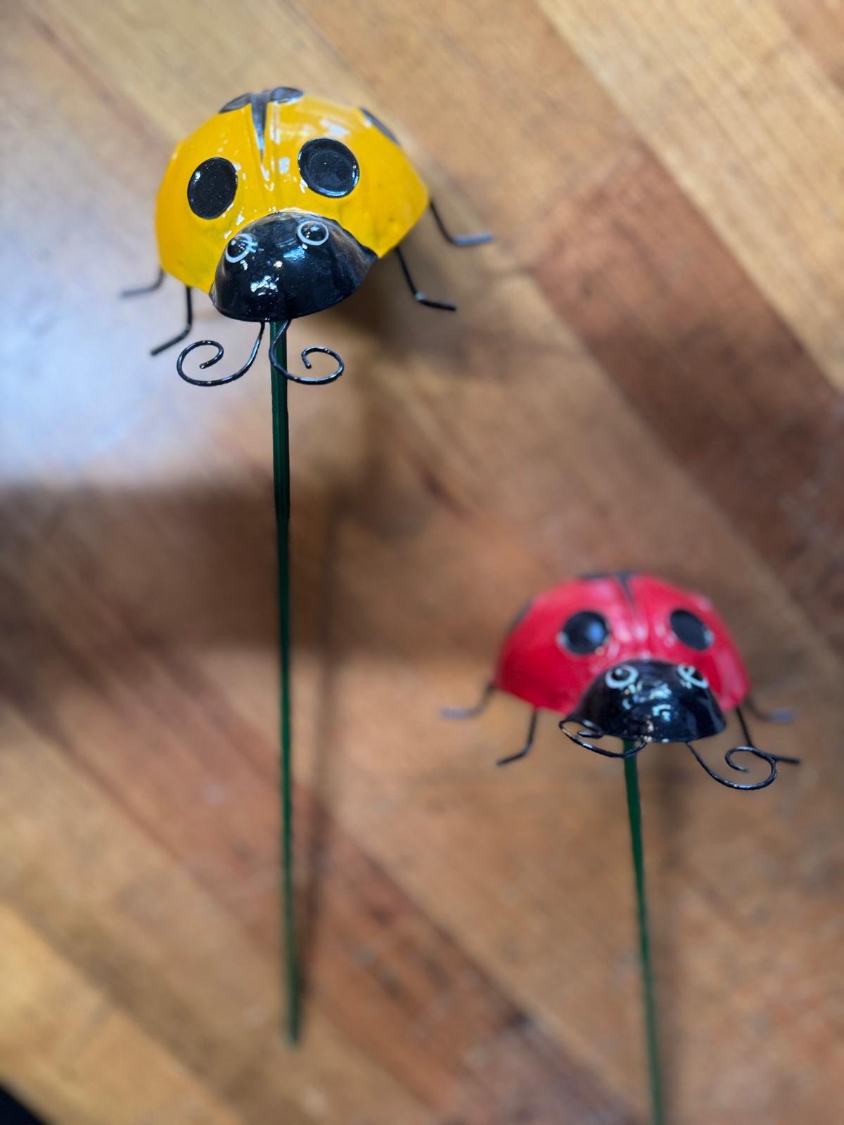 Metal Bugs on a Stick