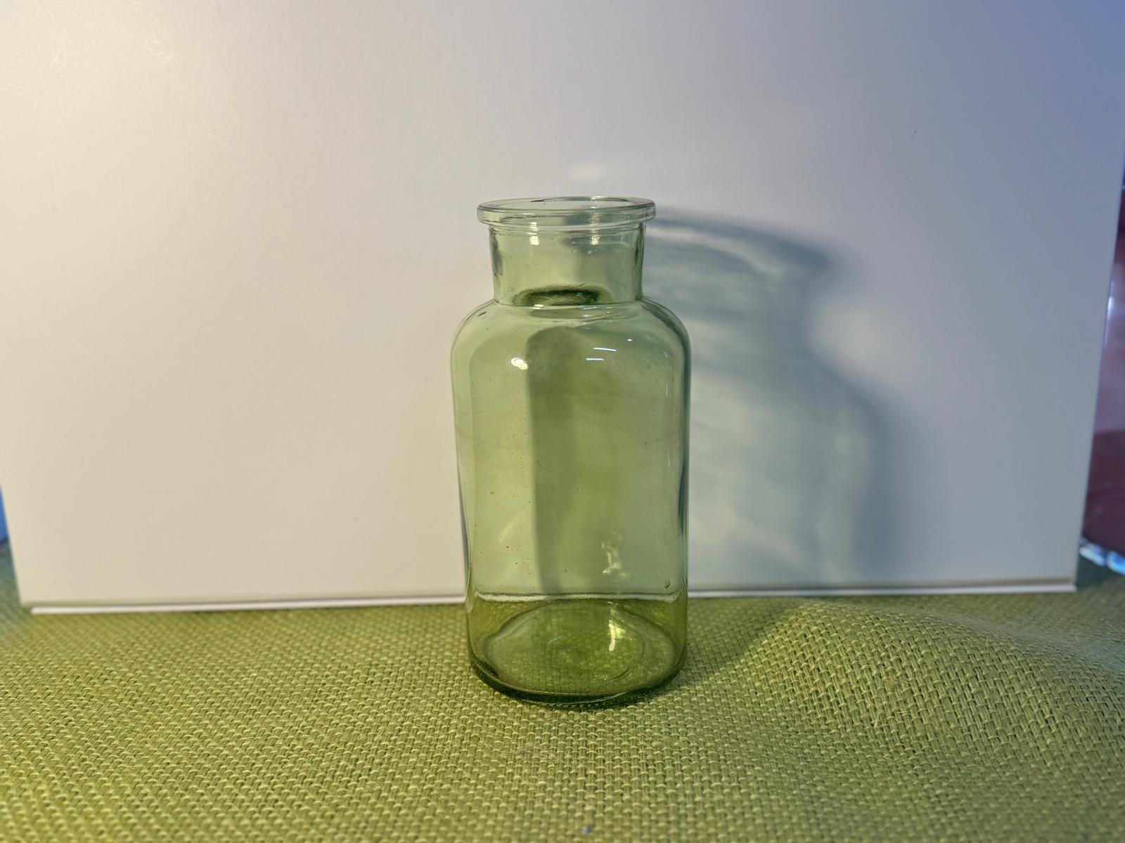 Smooth-Sided, Simple Vases (Pink & Green)