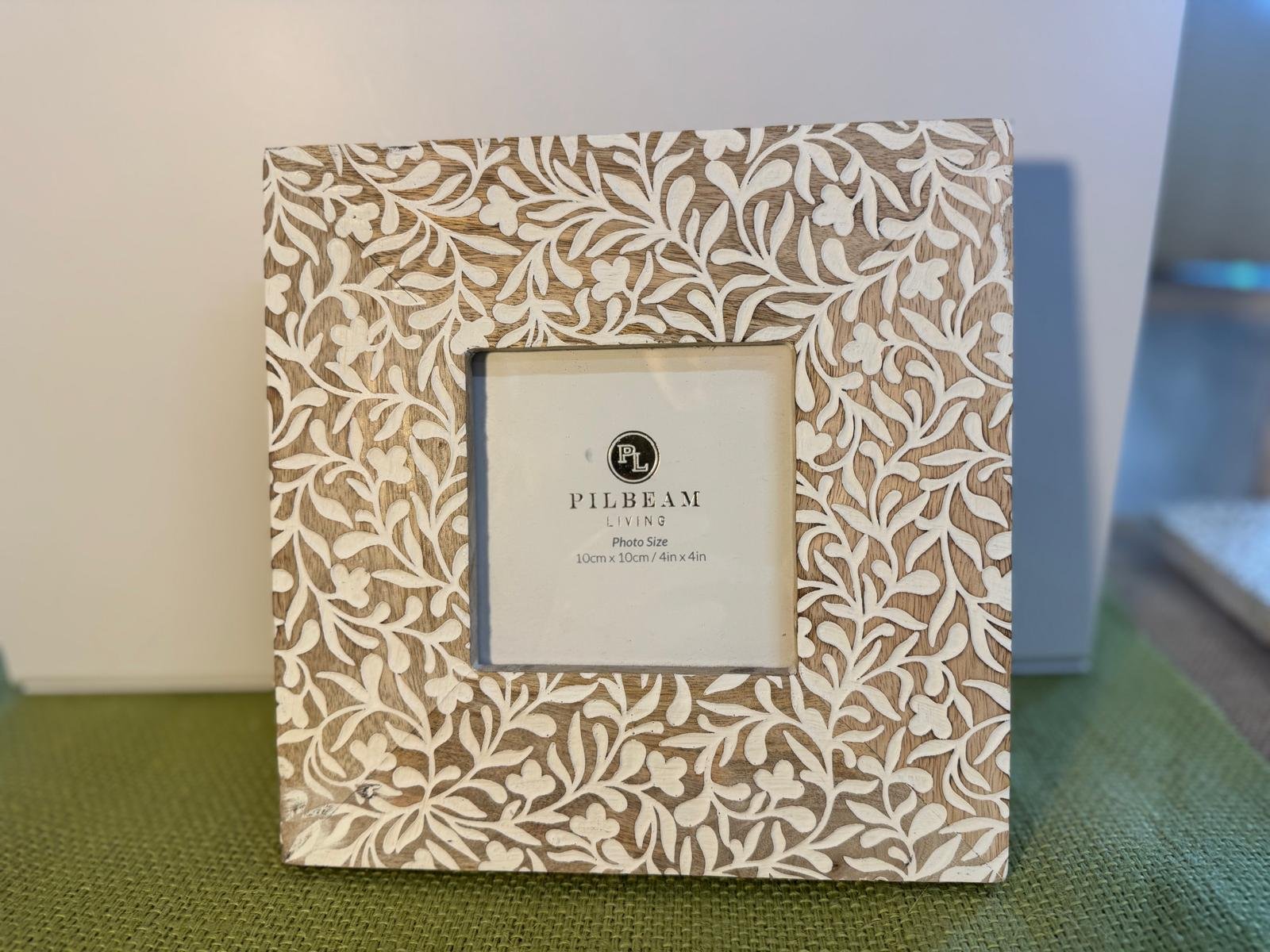 Whitewash Vine Square